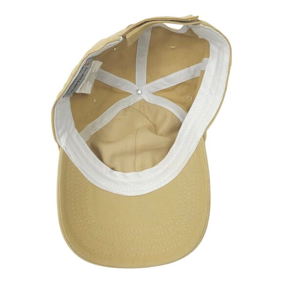 Carhartt Strapback OSFA Cap Hat Trucker Baseball Logo Patch Washed Canvas Tan - Picture 5 of 14